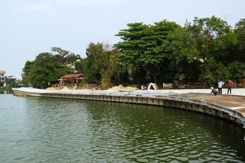 Hình hài tuyến đường đi bộ 267 tỷ đồng ven con sông đào nổi tiếng xứ Huế