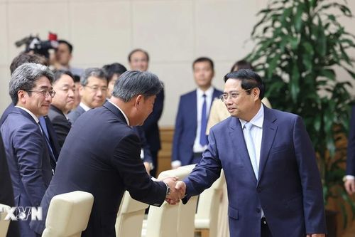Thủ tướng Phạm Minh Chính tiếp Đoàn Ủy ban Kinh tế Nhật-Việt