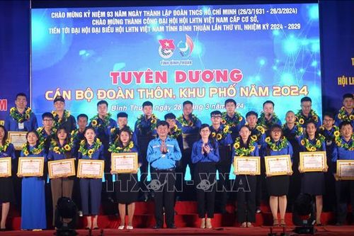 Bình Thuận: Tuyên dương Bí thư Chi đoàn thôn, khu phố tiêu biểu