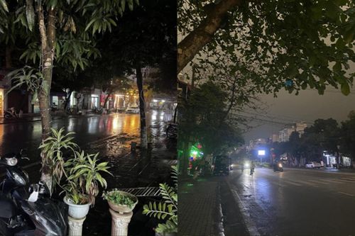 Giữa trưa, bầu trời Yên Bái đen kịt như nửa đêm