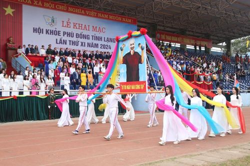 Khai mạc Hội khỏe Phù Đổng tỉnh Lạng Sơn lần thứ XI