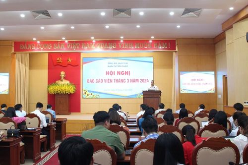 Hội nghị báo cáo viên cấp tỉnh tháng 3/2024