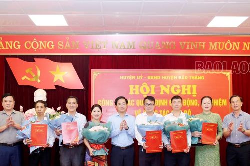 Huyện ủy Bảo Thắng điều động, luân chuyển cán bộ