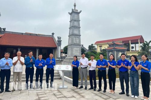 Khánh thành công trình thanh niên 'Số hóa di tích lịch sử-văn hóa' tại Yên Khánh