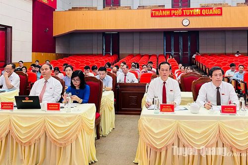 Kỳ họp thứ 8 HĐND thành phố Tuyên Quang khóa XXII