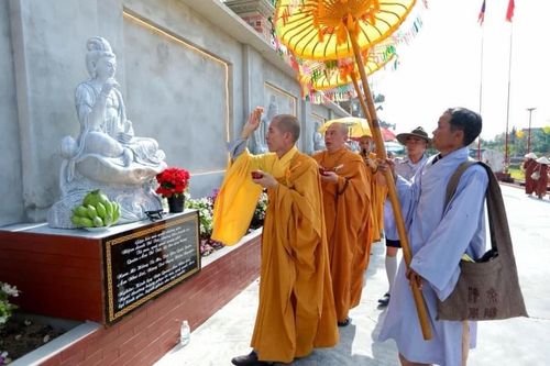 Khánh Hòa: Chùa Thiên Bình an vị tôn tượng Bồ-tát Quán Thế Âm và khánh tạ tam quan