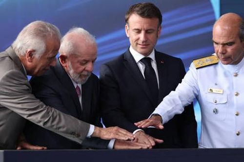 Pháp giúp Brazil phát triển tàu ngầm năng lượng hạt nhân