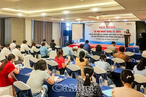Sản phẩm của Cà Mau đã xuất khẩu đến hơn 60 quốc gia và vùng lãnh thổ