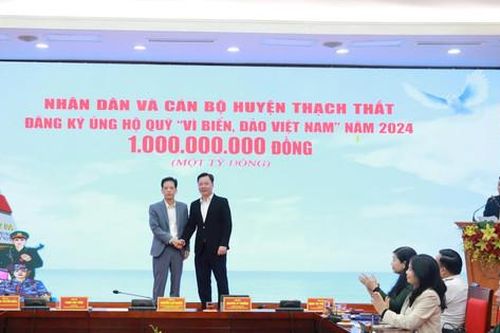 Hà Nội kêu gọi ủng hộ Quỹ 'Vì biển, đảo Việt Nam' năm 2024