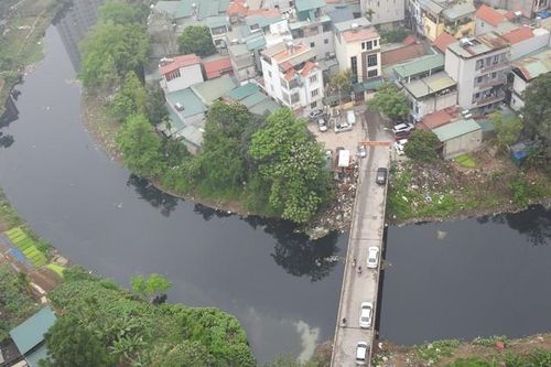 Cận cảnh sông Nhuệ ô nhiễm vừa được Bộ Nông nghiệp nêu giải pháp 'hồi sinh'