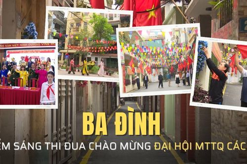 Ba Đình – Điểm sáng thi đua chào mừng đại hội MTTQ các cấp