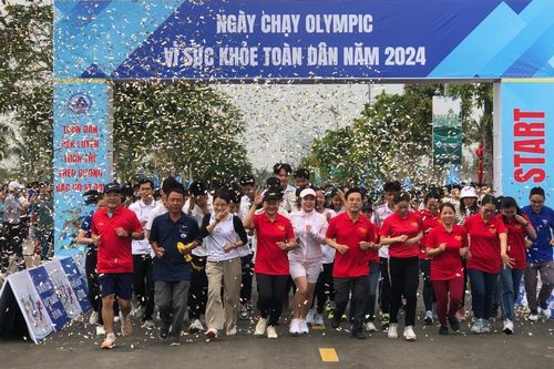 Đà Nẵng: Sôi nổi ngày chạy Olympic vì sức khỏe toàn dân năm 2024