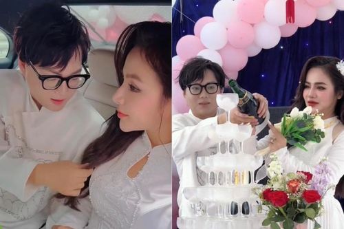 Không còn đồn đoán, Phạm Thoại tình tứ bên vợ trong lễ cưới