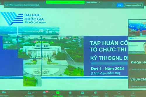 Trường ĐH An Giang tập huấn công tác tổ chức kỳ thi đánh giá năng lực năm 2024