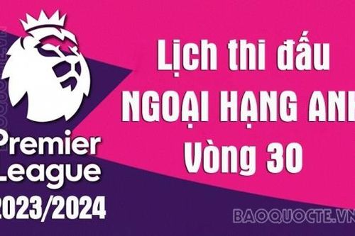 Lịch thi đấu Ngoại hạng Anh vòng 30 mùa giải 2023/24: Man City vs Arsenal, Liverpool vs Brighton, Brentford vs MU