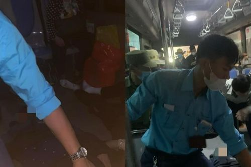 Nhân viên xe buýt Hà Nội cứu 2 người bị tai nạn giữa đường