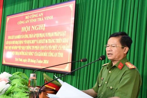 Phá hàng chục vụ án hình sự từ thông tin đến đường dây nóng của Giám đốc Công an tỉnh Trà Vinh