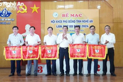 Bế mạc Hội khỏe Phù Đổng tỉnh Nghệ An năm 2024