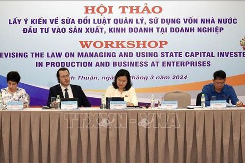 Góp ý sửa đổi Luật quản lý, sử dụng vốn nhà nước đầu tư vào sản xuất, kinh doanh tại doanh nghiệp