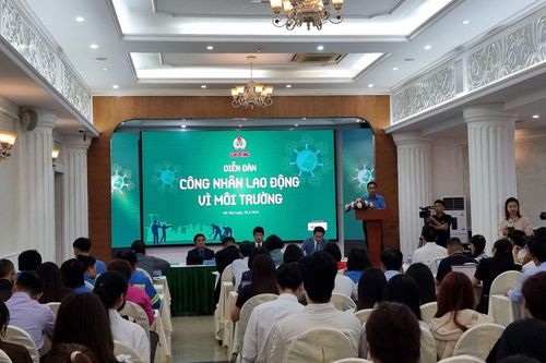 Công nhân, lao động tiên phong thực hiện các cam kết về bảo vệ môi trường