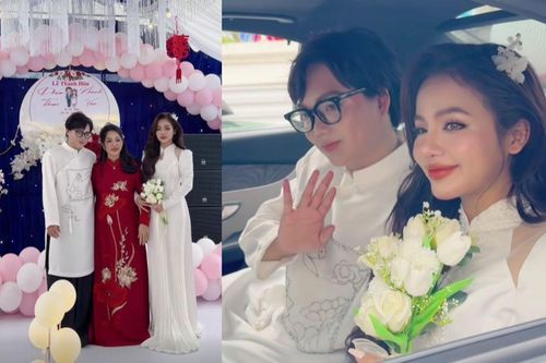 Từng chi tiền tỷ vào đồ hiệu nhưng áo dài cưới của vợ chồng Phạm Thoại lại rẻ bất ngờ