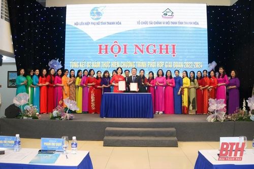 Ký kết Chương trình phối hợp giai đoạn 2024-2026 giữa Hội LHPN tỉnh và Tổ chức TCVM Thanh Hóa