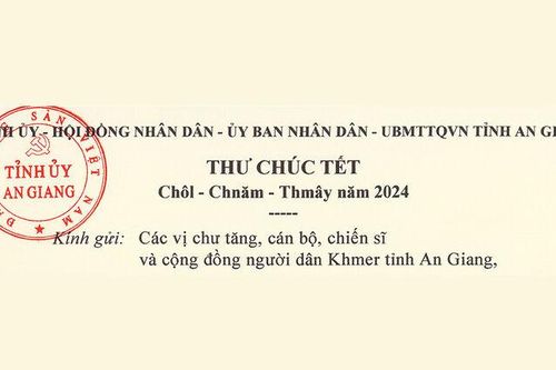 Bí thư Tỉnh ủy An Giang Lê Hồng Quang chúc Tết cổ truyền Chôl – Chnăm – Thmây năm 2024