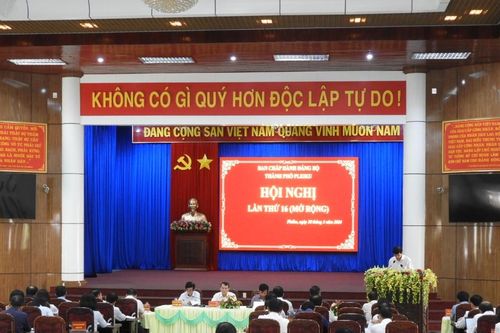 Thành ủy Pleiku triển khai các nhiệm vụ trọng tâm quý II-2024