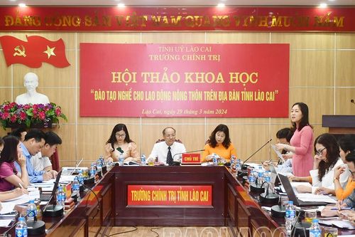 Hội thảo khoa học 'Đào tạo nghề cho lao động nông thôn trên địa bàn tỉnh Lào Cai'