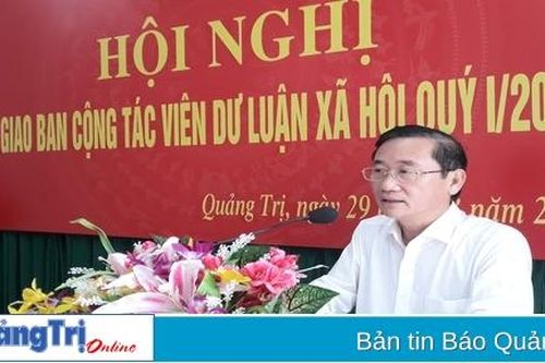 Giao ban cộng tác viên dư luận xã hội quý I/2024