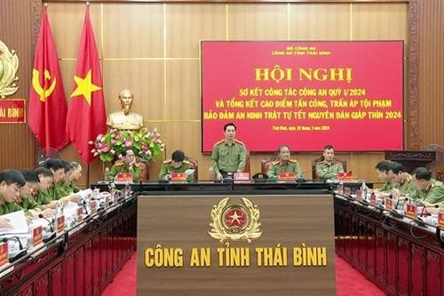 Công an tỉnh Thái Bình: Nhiều tập thể, cá nhân được khen thưởng
