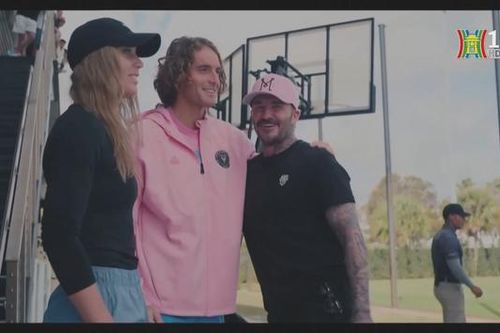 Stefanos Tsitsipas đến thăm đại bản doanh CLB Inter Miami