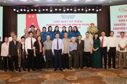 Lời cảm ơn nhân buổi gặp mặt kỷ niệm 60 năm Ngày Báo Cao Bằng ra số đầu (1/4/1964 - 1/4/2024)