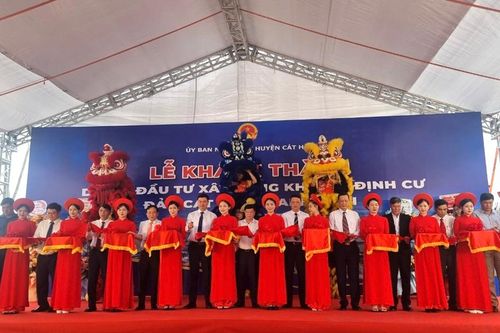 Khánh thành dự án đầu tư xây dựng Khu tái định cư đảo Cát Hải