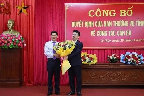 Chánh Văn phòng Tỉnh ủy Quảng Bình làm Bí thư huyện ủy