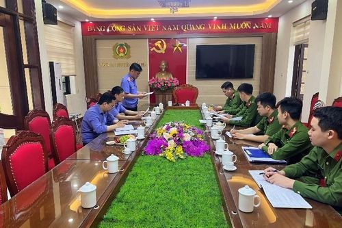 VKSND huyện Hải Hà phúc tra việc thực hiện các kiến nghị tại Công an huyện