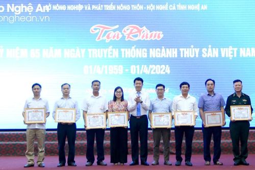 Tọa đàm kỷ niệm 65 năm ngày truyền thống ngành Thủy sản Nghệ An