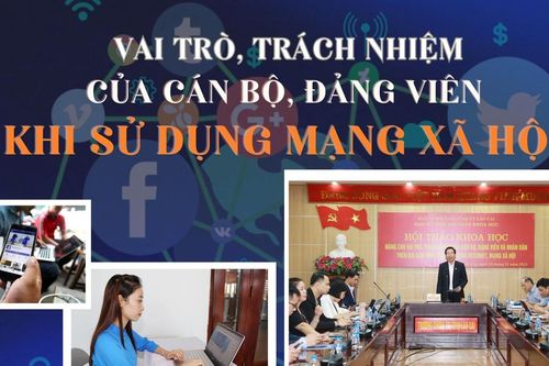 Vai trò, trách nhiệm của cán bộ, đảng viên khi sử dụng mạng xã hội