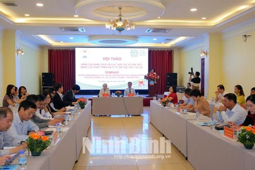 Hội thảo Nâng cao nhận thức về Luật HTX năm 2023; động lực phát triển kinh tế tập thể, HTX