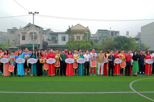 Khai mạc giải bóng đá Ngành Ngân hàng tỉnh Phú Thọ năm 2024