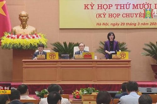 HĐND thành phố biểu quyết thông qua 18 Nghị quyết