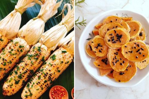 Cách làm ngô, khoai, sắn nướng thơm nức với biến tấu đơn giản