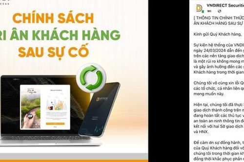 VNDIRECT ra loạt chính sách hỗ trợ khách hàng