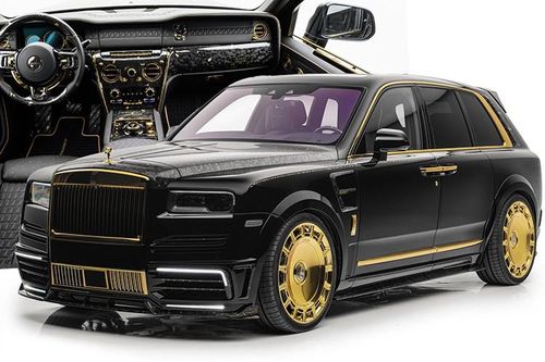 Ngắm SUV siêu sang Rolls-Royce Cullinan dát vàng độc nhất vô nhị