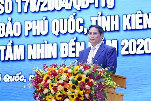 Thủ tướng Phạm Minh Chính: Từ '6 hơn' thực hiện '6 đẩy mạnh' để Phú Quốc phát triển nhanh và bền vững