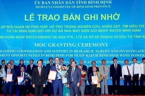 Nexif Ratch Energy đẩy nhanh dự án điện gió Bình Định