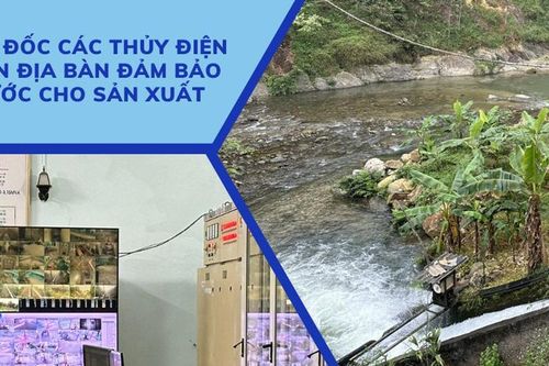 Đôn đốc các thủy điện trên địa bàn đảm bảo nước cho sản xuất