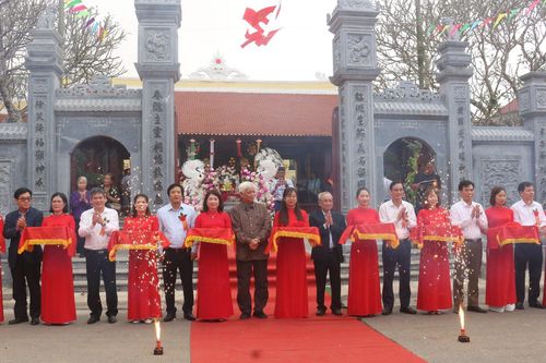Khánh thành công trình tôn tạo di tích lịch sử Quốc gia đền thờ Nguyễn Mẫn Đốc