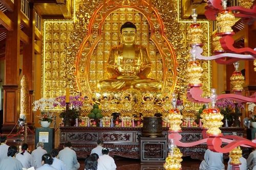 Hơn 500 Phật tử tham gia khóa tu 'Một ngày an lạc' tại Việt Nam Quốc Tự