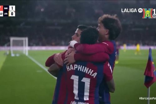 Barcelona giữ vững vị trí thứ hai trên BXH La Liga